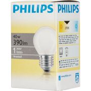 лампа Philips 60W Е27 шар матовый FR