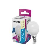 лампа Космос LED 7,5Вт Е14 теплый