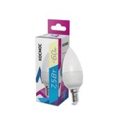 лампа Космос LED 7,5Вт Е14 свеча желтый