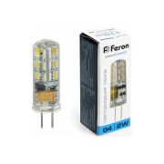 Лампа светодиодная G4 LB-420 FERON 2W 12V 6400K силикон