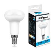 Лампа Feron R50 7W E14 6400К