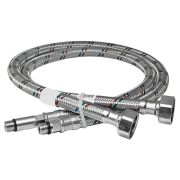 Подводка для смесителей 120 см Мх10х18 (оплетка сталь)