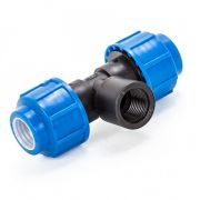 Тройник ПНД ВР 32х1/2х32 (гайка)