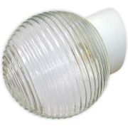 Светильник НББ 64-60-080 шар-стекло «Кольца» прозр.