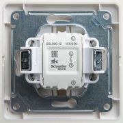 Выключатель 1 кл. СП Glossa 10A перламутр.SchE GSL000612