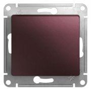 Механизм выключателя  1-кл Glossa 10А IP20 баклажан SchE