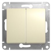 Механизм выключателя 2 кл. СП Glossa 10A беж.SchE