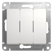 Механизм выключателя 3 кл. СП Glossa 10A бел.SchE