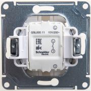 Механизм выключателя 1-кл. Glossa 10A перламутр SchE