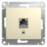Механизм комп розетки 1-м Glossa СП R145 беж. SchE