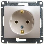 Механизм розетки 1-м Glossa СП 16A с/з перламутр SchE