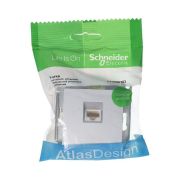 Механизм розетки  ATLAS  компьютерной алюм SchE