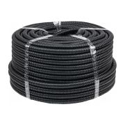 Труба гофрированная ПНД 20 мм с зондом черная EKF