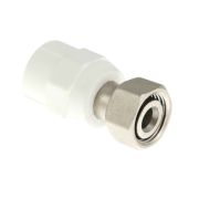 Соединитель разъёмный 20х3\4 гайка VALTEC PPR белый