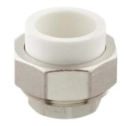 Соединитель разъёмный 32х1 штуцер VALTEC PPR белый