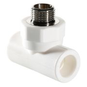 Тройник полипропиленовый 25х1/2 штуцер VALTEC PPR белый