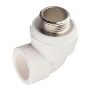 Уголок 32х1 штуцер VALTEC белый