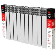 Радиатор аллюминиевый 500/100 12 секций 1,15 кг 185 Вт НРЗ Люкс