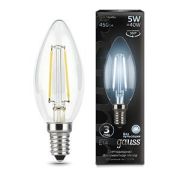 лампа GAUSS LED 5 Вт E14 свеча 4100K