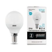 Лампа GAUSS LED 10вт Е14 4100К