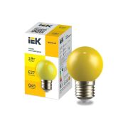 Лампа декоративная IEK 1Вт желтая