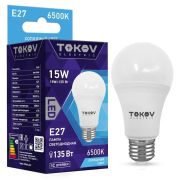 Лампа 15Вт A60 E27 6500K TOKOV ELECTRIC