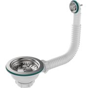 Выпуск 3 1/2 с нерж. сеткой Aquant NV320 с переливом 1/40