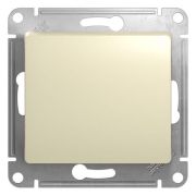 Переключатель проходной 1кл.Glossa беж