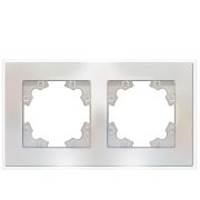 Рамка 2-м Афина универс. жемчуж. Universal A0044-OBr