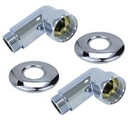 Угловое соединение 1«х3/4» г/ш для п/с (пара)