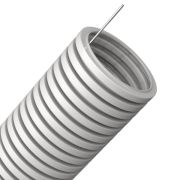 Труба гофрированная ПВХ серая 20 мм 10 м