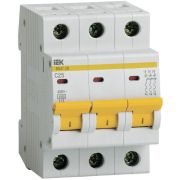 Автоматический выключатель 3P 25А 4,5kA (C) IEK