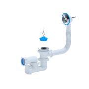 Е250 Сифон для ванны 1 1/2х40 АНИ (регулируемый с переливом)