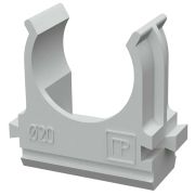 Крепеж-клипса 20 мм для гофры серая Промрукав