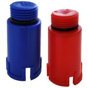 Заглушки (красная и синяя) 20х1/2 штуцер VALFEX