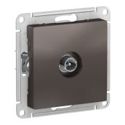 Механизм розетки TV 1-м СП Glossa 1DB мокко SchE