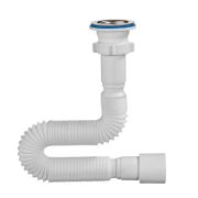 A-3013 ОРИО Гофросифон для умывальника с выпуском 1 1/2 40х50 длина 1400 мм