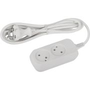 Удлинитель ЭРА 2 гнезда 1,5 м без заземл. 2х0,75 Greenline