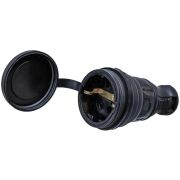 Розетка 1-м 16А с заземл. каучук TOKOV ELECTRIC TKE-C05-KR-Z