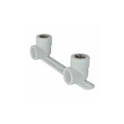 Планка в сборе 25*1/2 PP-R белая RTP