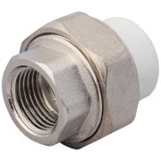 Муфта разъемная 20*1/2 В PP-R белое RTP