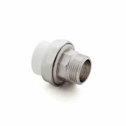 Муфта разъемная 25*3/4 Н PP-R белая RTP