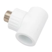 Тройник 25*1/2*25 МРН PP-R белый RTP