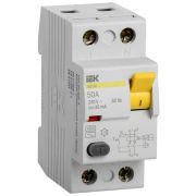 Выключатель дифференциальный IEK 1-63 50A 2P (УЗО)
