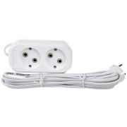 Удлинитель 2 гнезда 5 м б/з 6А Universal