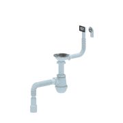 Сифон A0145DIY 3 1/2х40 АНИ Грот (с гибким переливом)