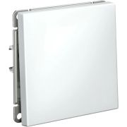 Выключатель кнопочный 1-кл. ArtGallery быстрозажим. клем. механизм бел. SE GAL000115S