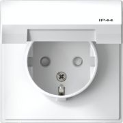 Розетка ArtGallery 16А IP44 с заземл. со шторками с кр. быстрозаж. клем.механизм бел. SE GAL440146S