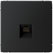 Розетка компьютерная ArtGallery RJ45 кат.5E механизм карбон SE GAL001083