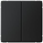 Переключатель 2-кл. ArtGallery 10AX быстрозажим. клем. механизм карбон SE GAL001065S